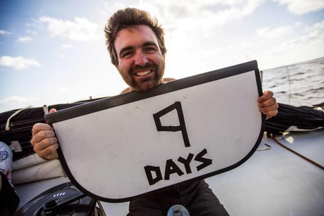 Onboard Team Alvimedica – Nine days until the Newport Volvo Ocean Race Village officially opens, according to Charlie Enright - Leg six to Newport – Volvo Ocean Race 2015 ©  Amory Ross / Team Alvimedica